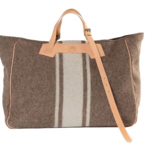 DuePuntoOtto Hundetasche Margaret Weekender | Natur Weiss