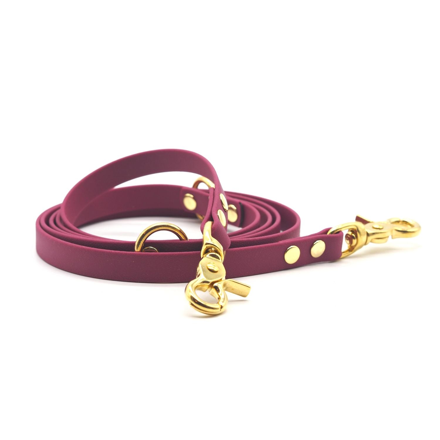 Hundeleine aus  and Biothane® 'Magenta'